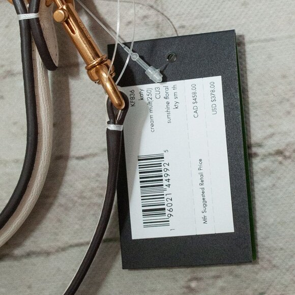 NWT kate spade Katy Sunshine Floral Textured Leather Top Handle Bag with Dustbag - Picture 14 of 15